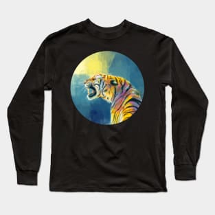 Shine Fearlessly - Tiger portrait Long Sleeve T-Shirt